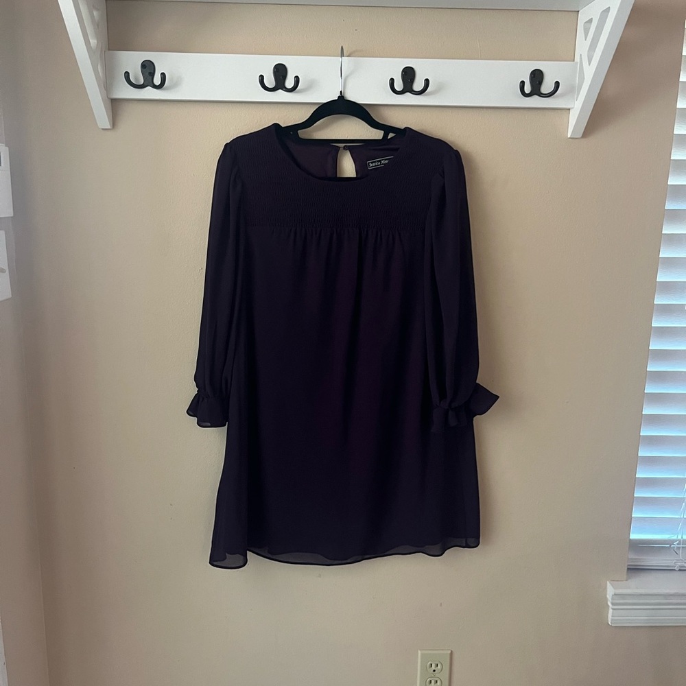 Purple cocktail dress